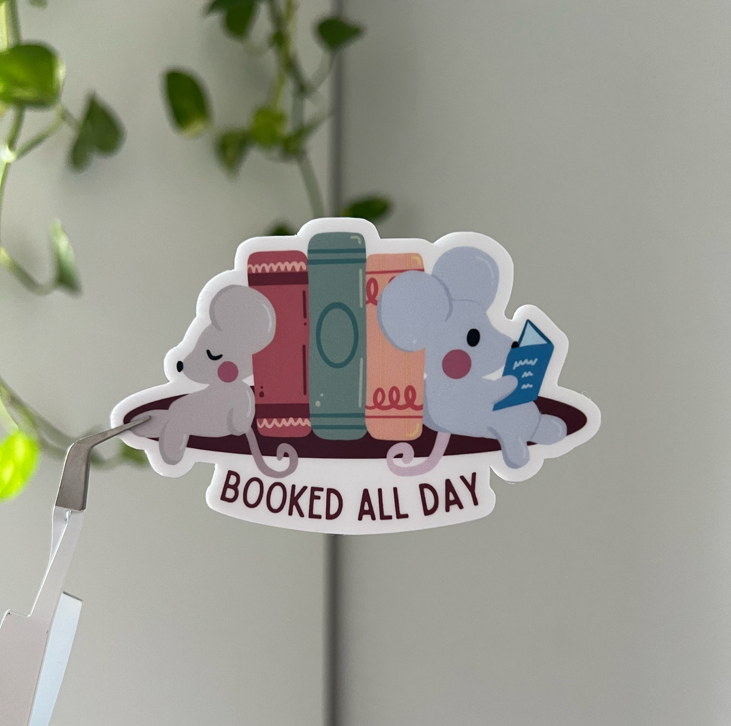 Booked All Day | Sticker