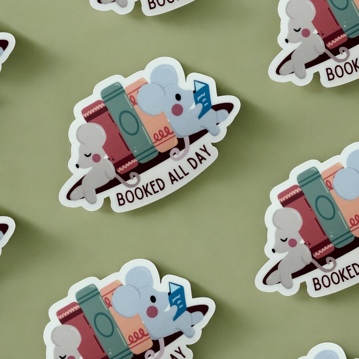 Booked All Day | Sticker