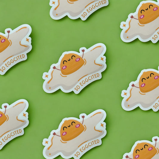 So Eggcited | Sticker