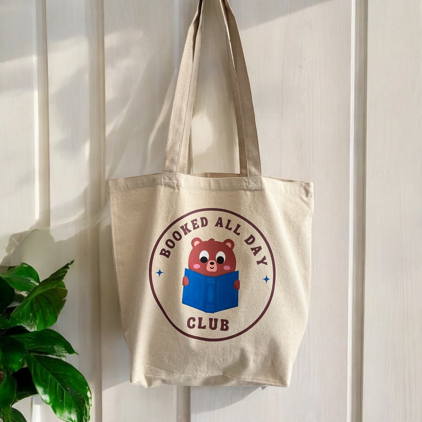 Booked All Day Club - Bear | Tote Bag