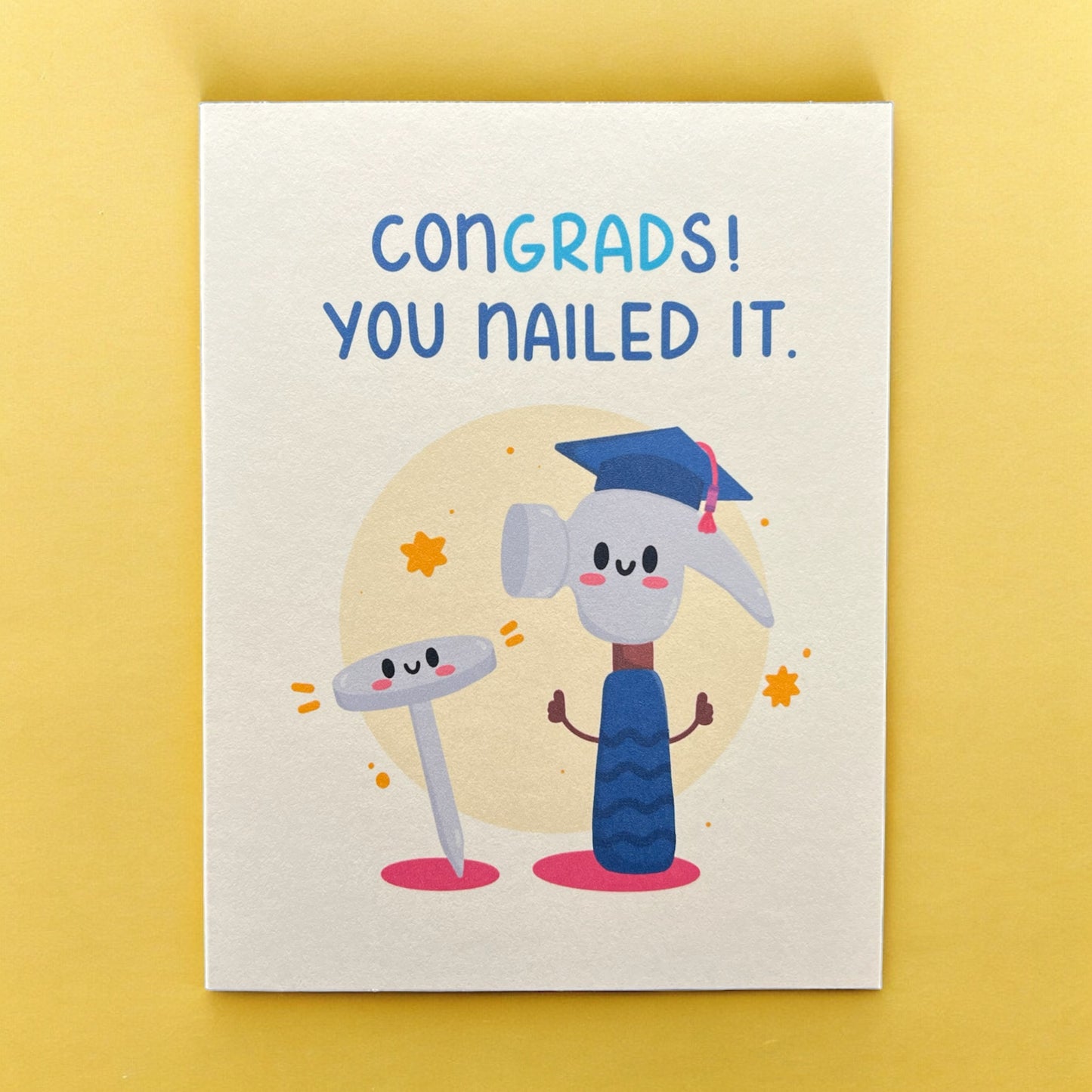 Congrads! You Nailed It.