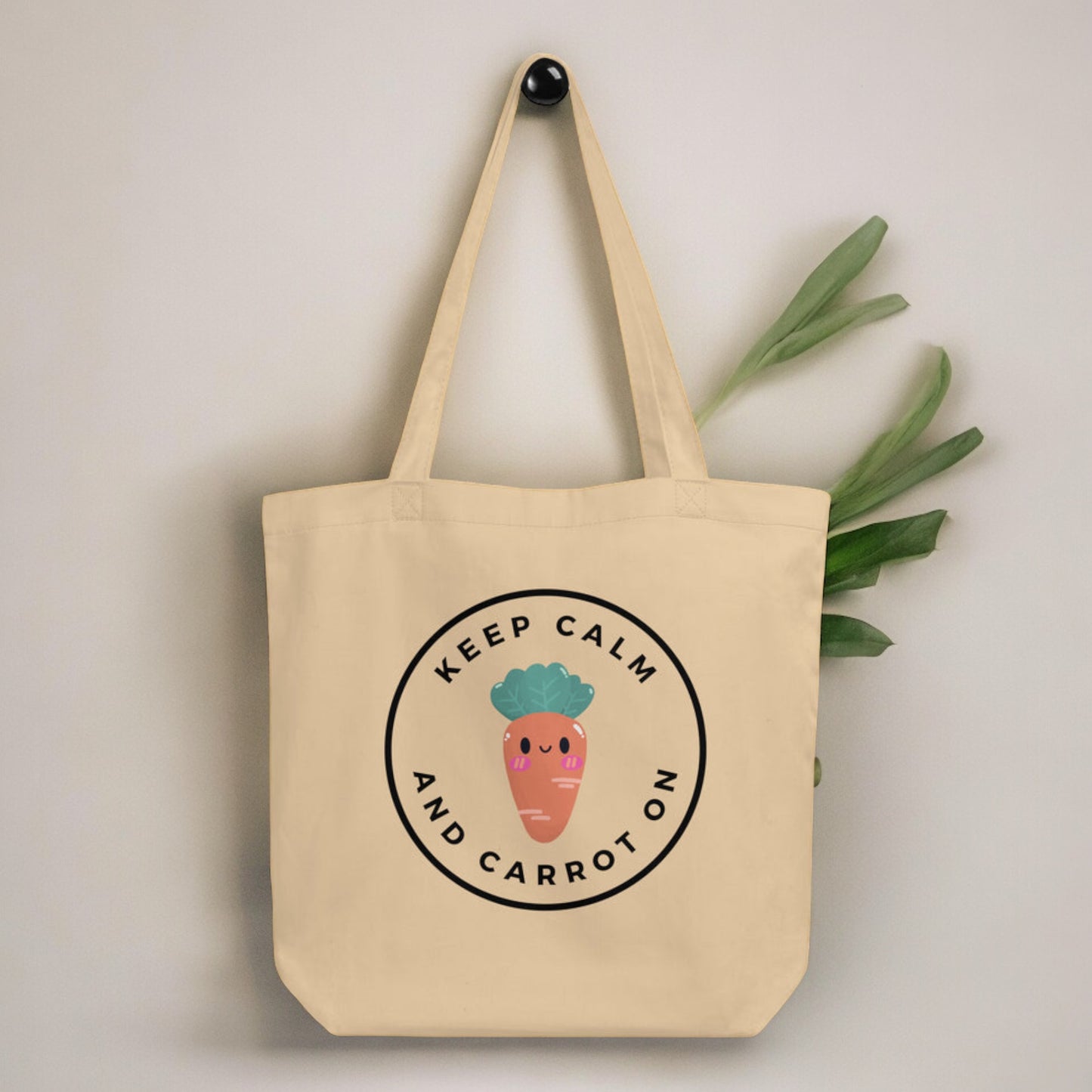 Keep Calm and Carrot On - Canvas Tote Bag