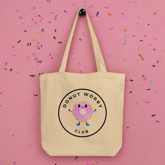 Donut Worry Club - Canvas Tote Bag