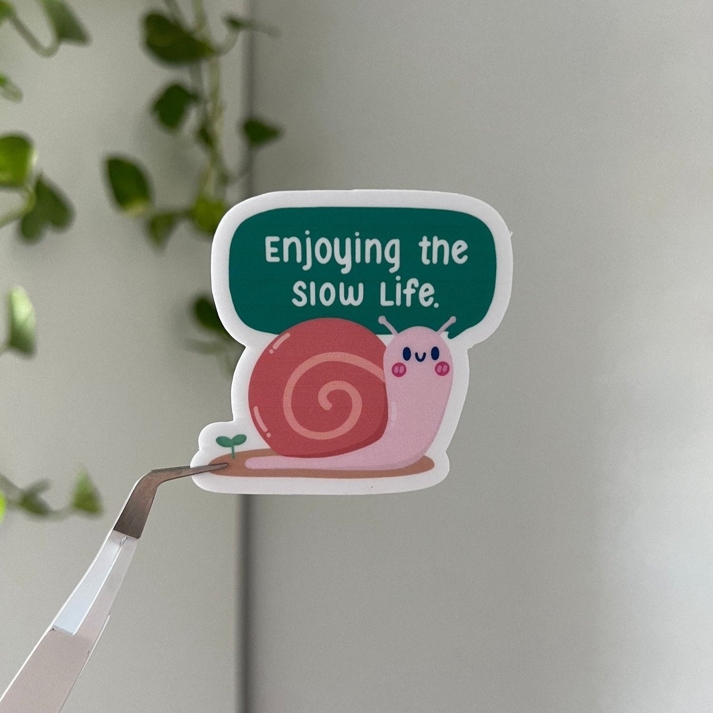 Enjoying the Slow Life | Sticker