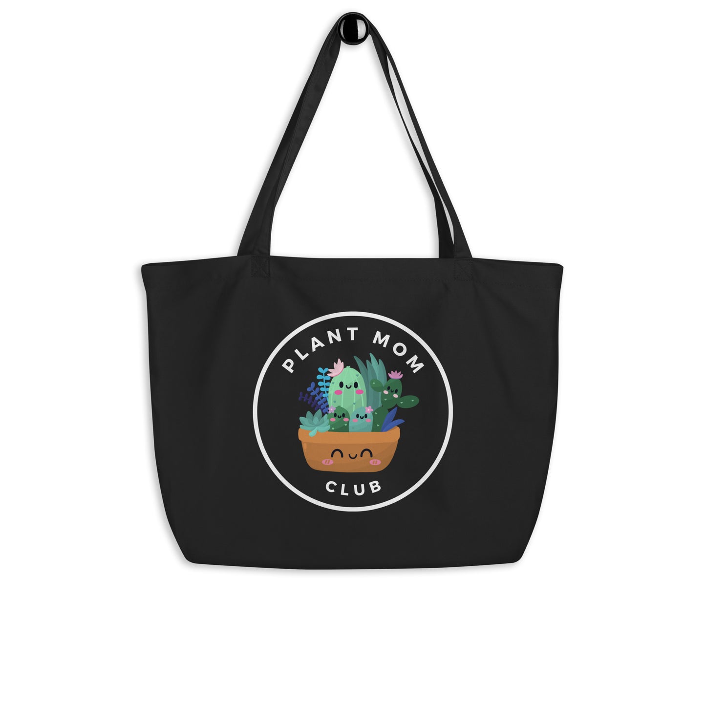 Plant Mom Club - Large Canvas Tote Bag