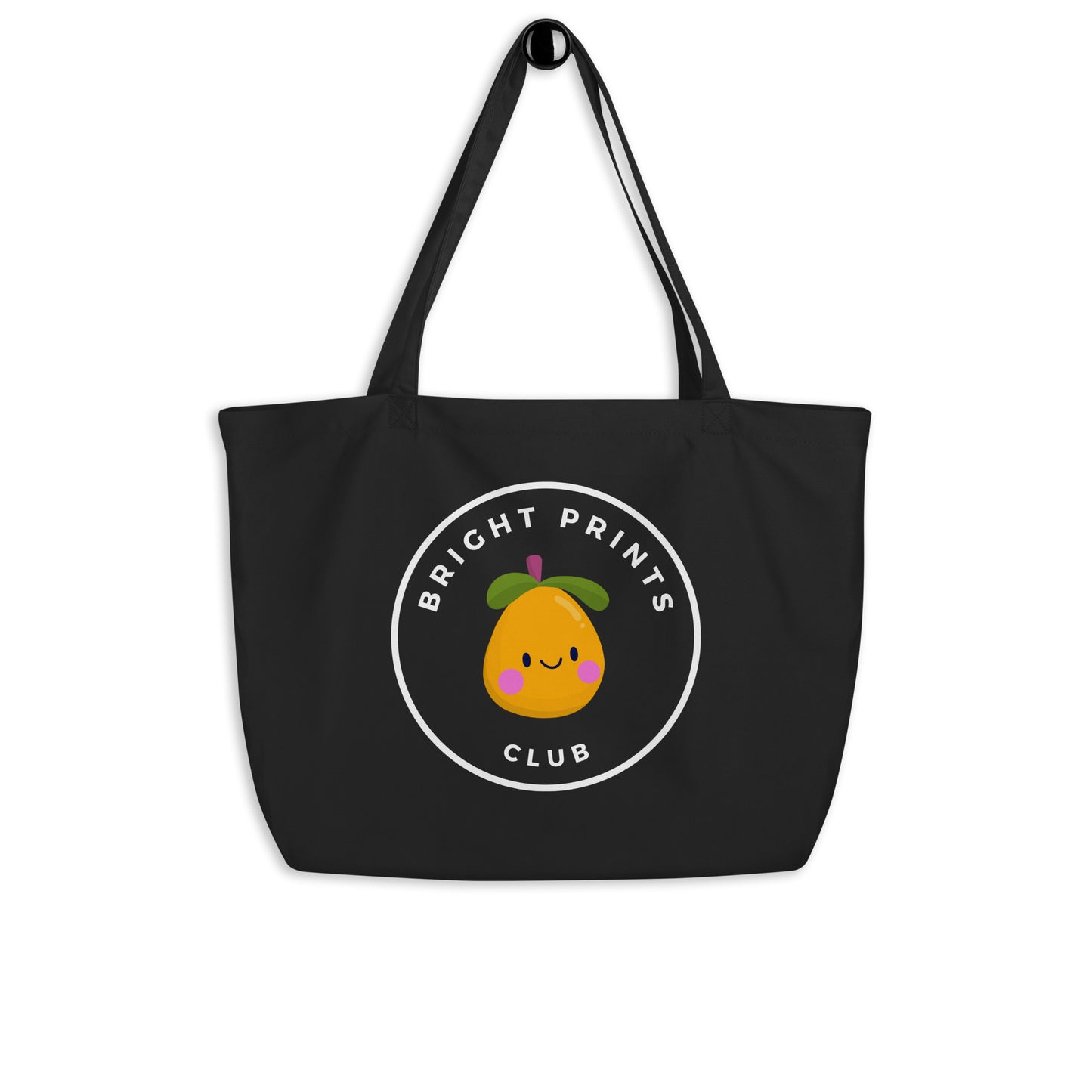 Bright Prints Club - Large Canvas Tote Bag