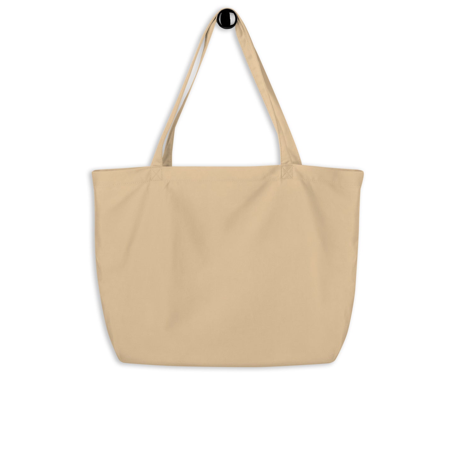 Booked All Day - Large Canvas Tote Bag