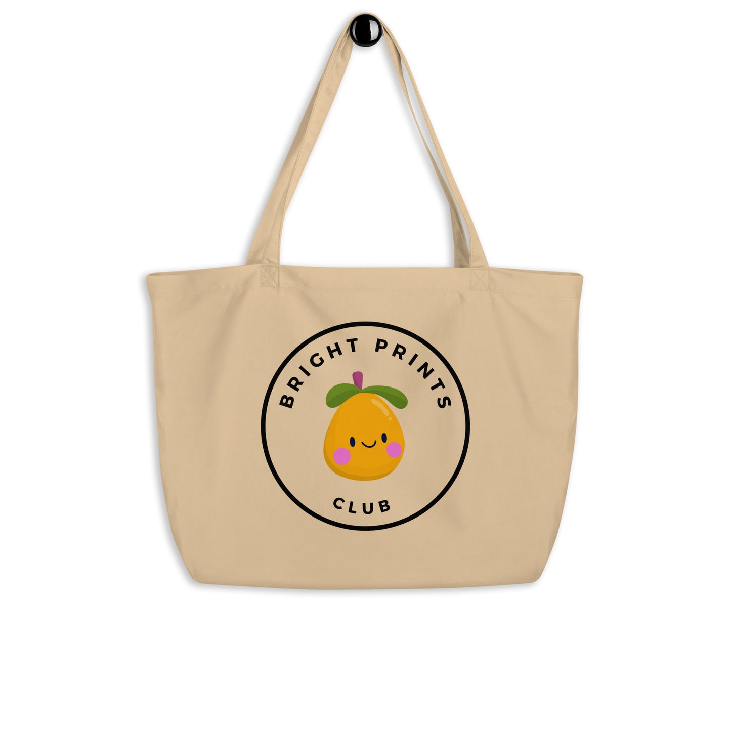 Bright Prints Club - Large Canvas Tote Bag